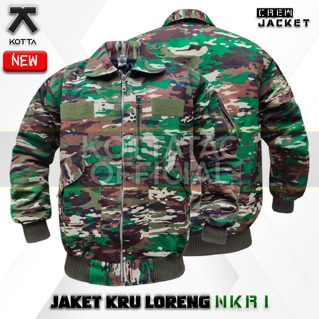 JAKET BOMBER LORENG NKRI TERBARU - JAKET KRU LORENG TNI NKRI TERBARU - JAKET LORENG MALVINAS KASAD NKRI TERBARU