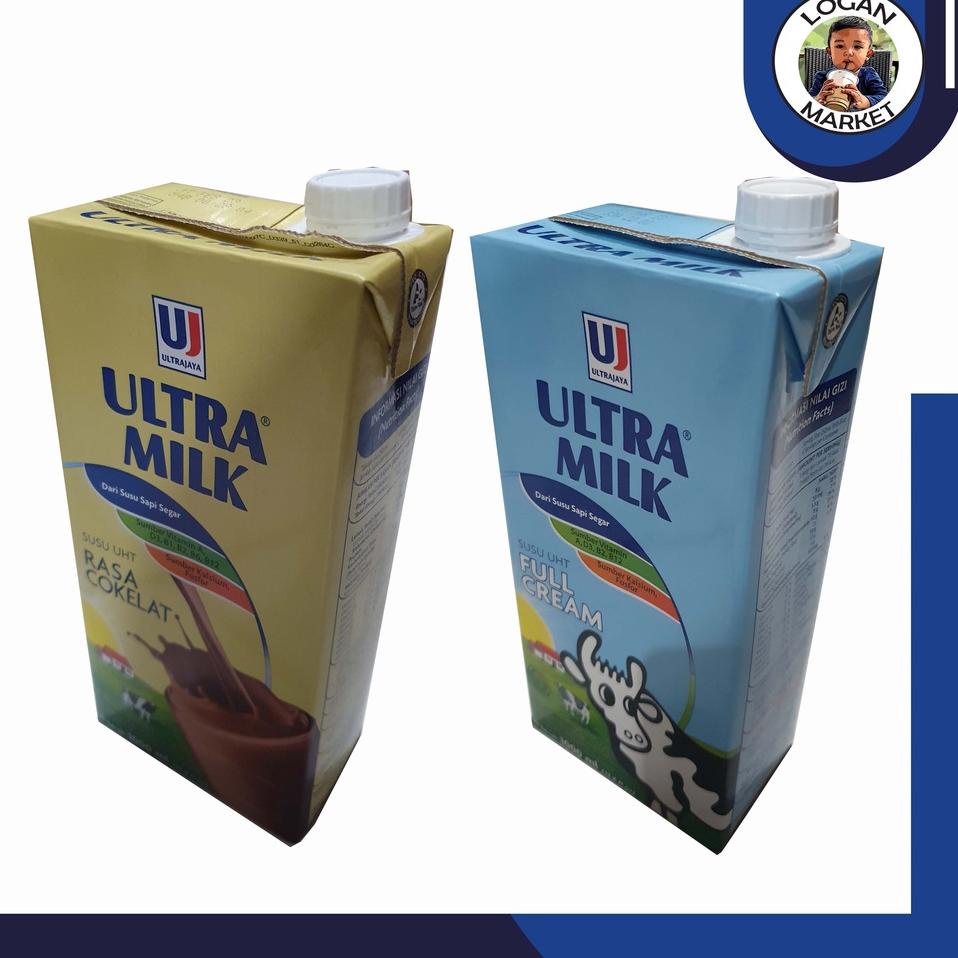 

>V44859) Ultra Milk Ultramilk Susu UHT 1 Liter 1000 ml 1000ml