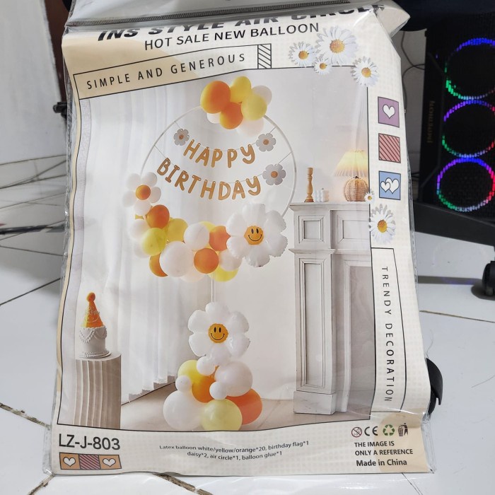 Standing Tiang Dekorasi Balon Bulat / Standing Balon Bunga J-803