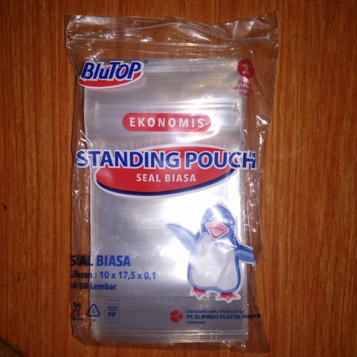 Murah Plastik Klip Standing Pouch 10X17,5