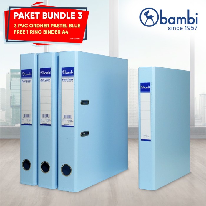 

Bundling 3 - Buy 3 Ordner Fc 50Mm 1014 + Get 1 Free Ring Binder A4