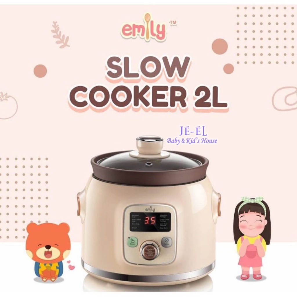 Emily Slow Cooker Claypot 2L  / Baby &amp; Family Slow Cooker