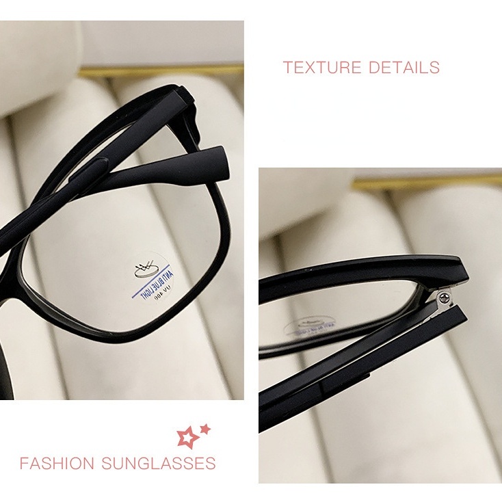 Kacamata Anti Blue Light Kacamata Anti Radiasi Cat Eye Eyeglasses Vintage Glasses Komputer Untuk Wanita/Pria Fashion