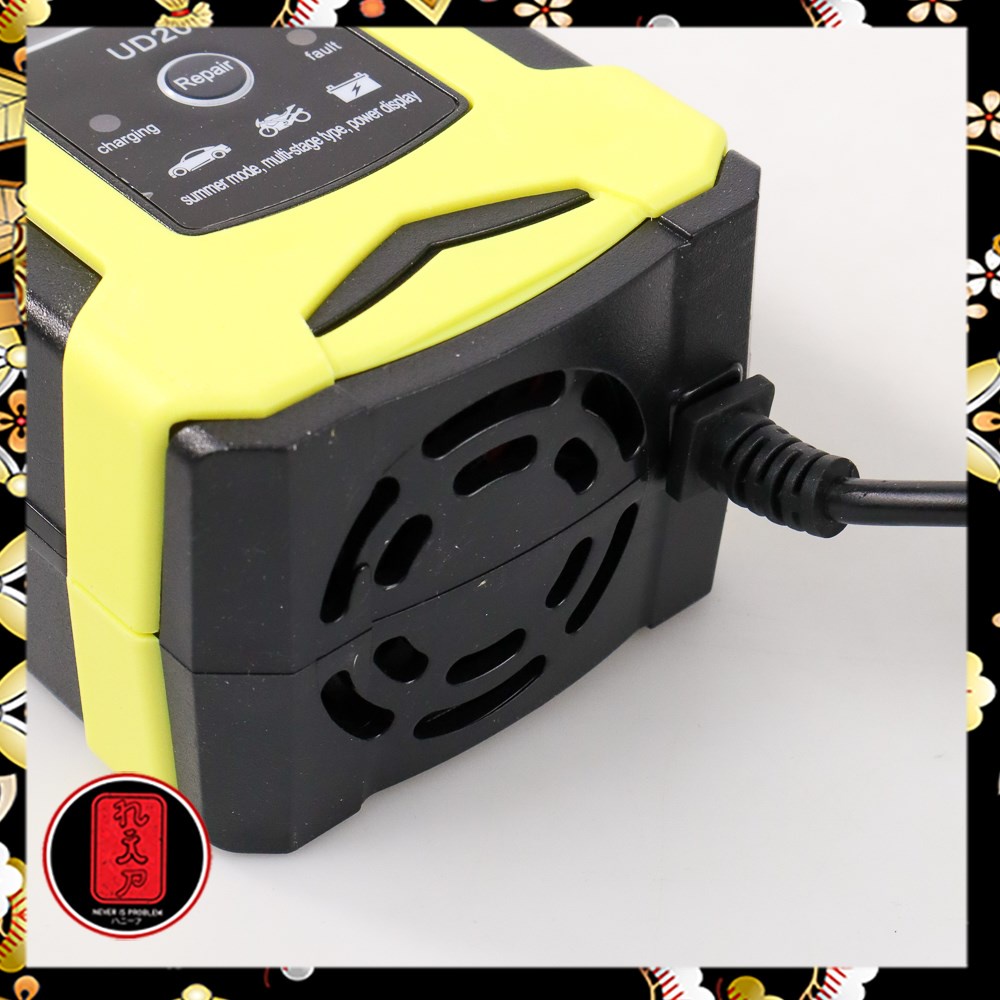 Taffware Venus Intelligent Battery Charger Aki Mobil 12V 6A - UD20 - Black/Yellow