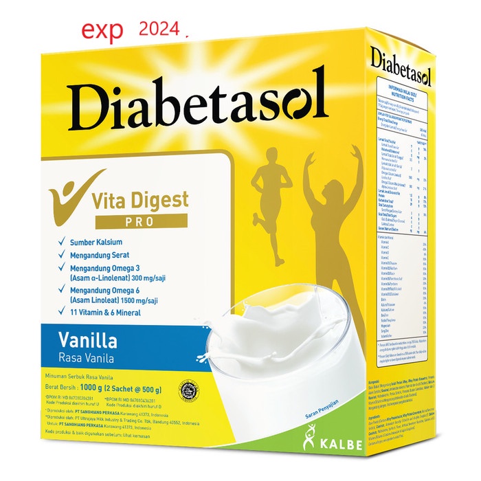 

[ COD ] Diabetasol 1000 gr Vanila / Diabetasol 1 kg Vanila