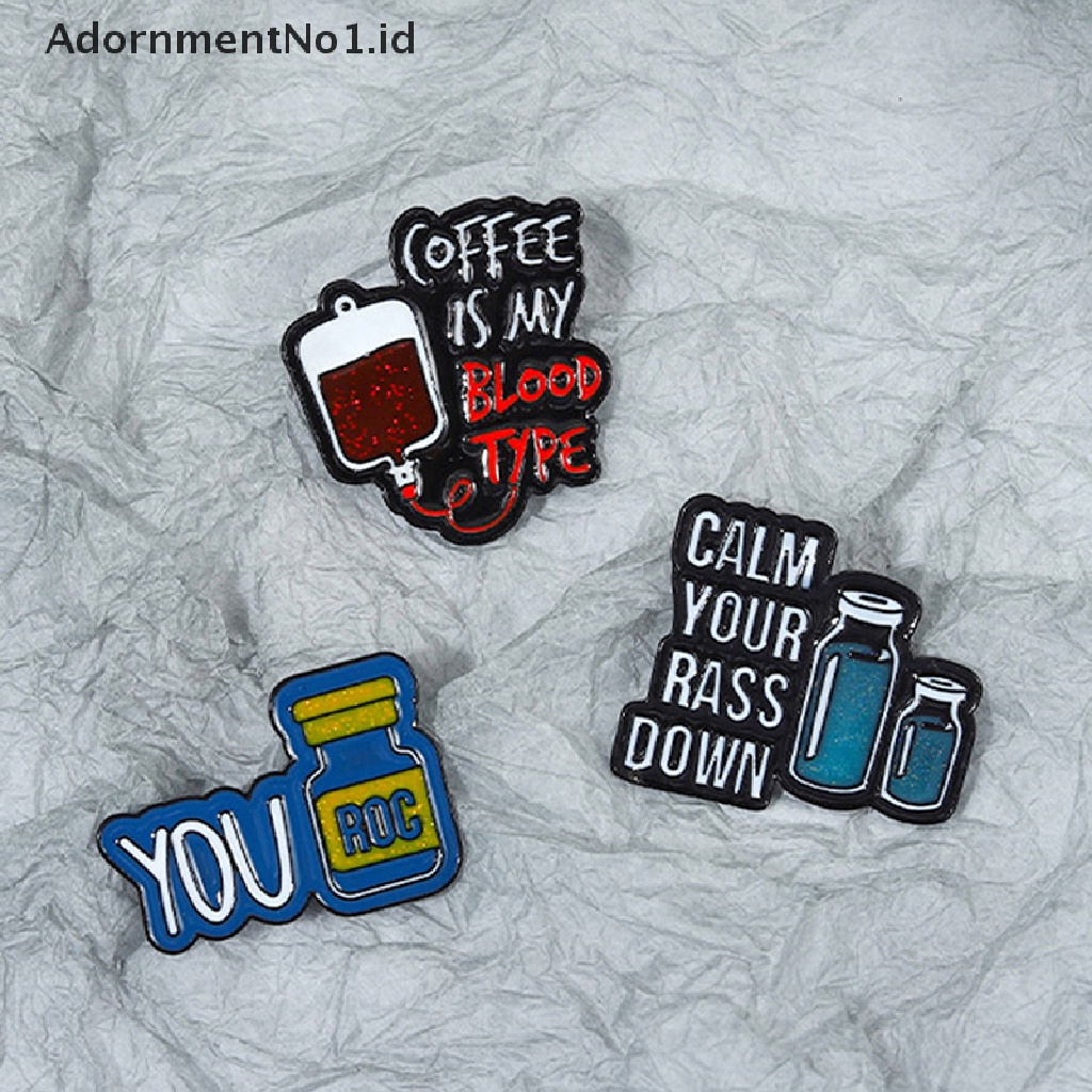 [AdornmentNo1] Enamel Seri Wanita Bros Kerah Lencana Perhiasan Hadiah Pin Aksesoris [ID]