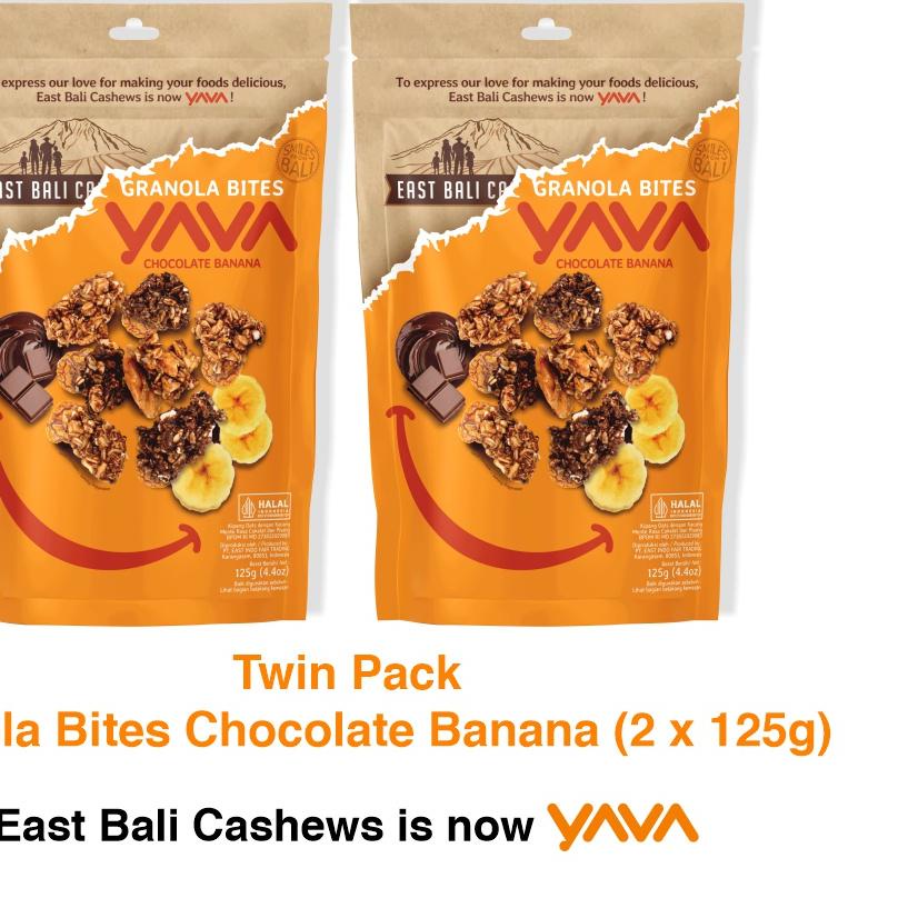 

♟ YAVA Twin Pack Granola Bites Chocolate Banana (2 x 125g) ✥
