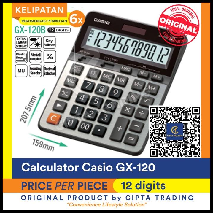 

Calculator - Casio - Gx-120