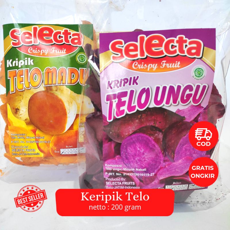

Keripik Telo Ungu Alami Manis Oleh Oleh Malang Batu