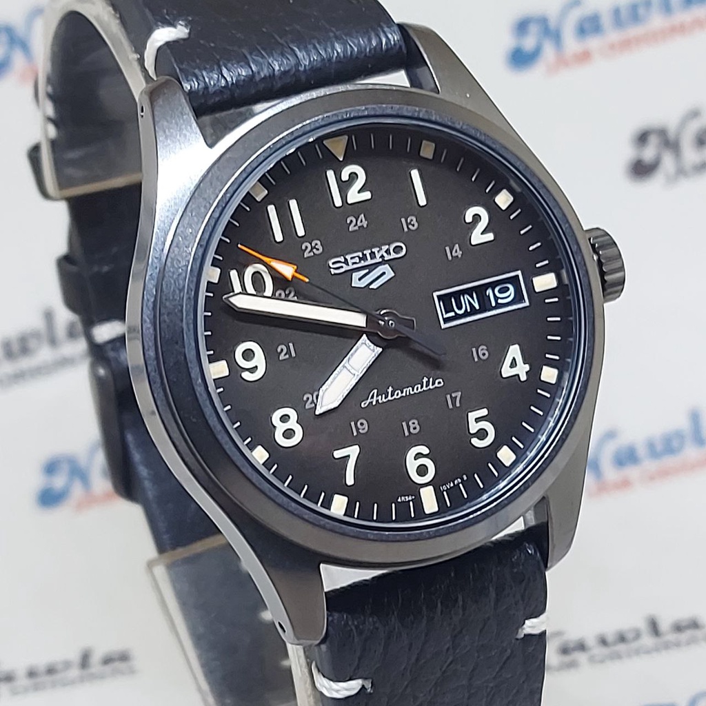 Seiko 5 Sports SRPG41K1 Automatic Leather - Jam Tangan Pria SRPG41