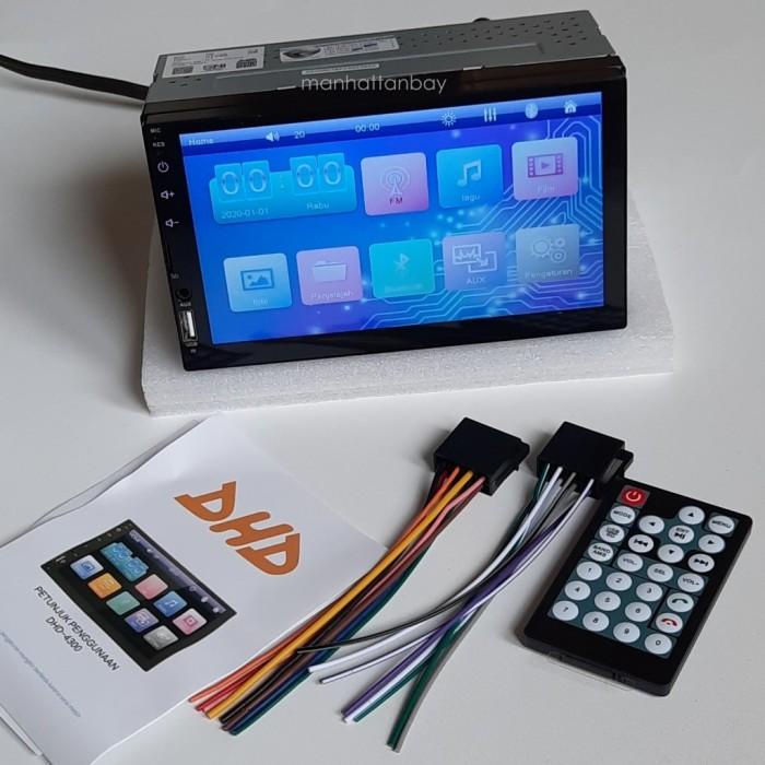 Head Unit Double Din Full Glass Touch Panel 7 Inch DHD-4300