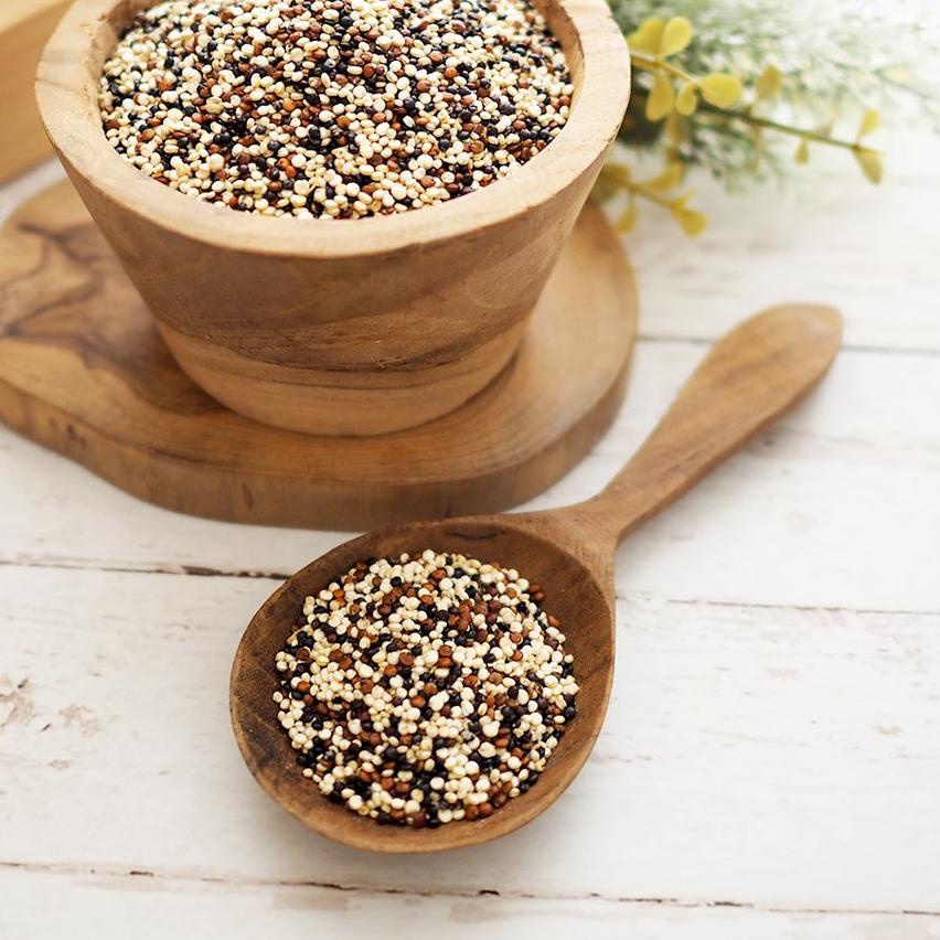 

۞ Tricolour Quinoa organik (Quinoa Hitam, Putih, Merah) 500g ⅎ
