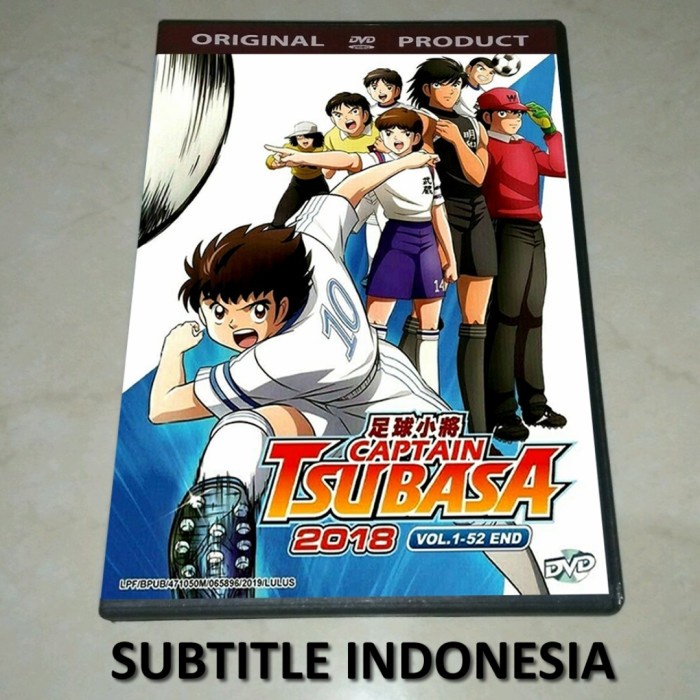 DVD Captain Tsubasa (2018) Full Series - Link DL, Dub Indo