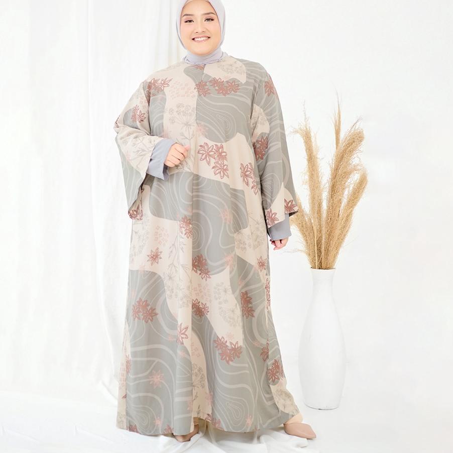 Terkini ZM Zaskia Mecca - Luny Cream Gamis Plus Size - Jelita Indonesia - Edisi Maluku ღyjh❀