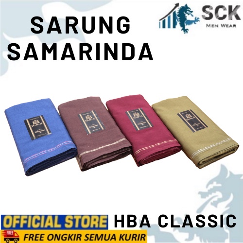 Sarung Sholat SAMARINDA HBA Premium Lebaran Puasa Hadiah / Sarung Sarinda HBA MURAH 120 X 110 Corak Terang Gelap / Sarung Ibadah Lebaran - sckmenwear GROSIR