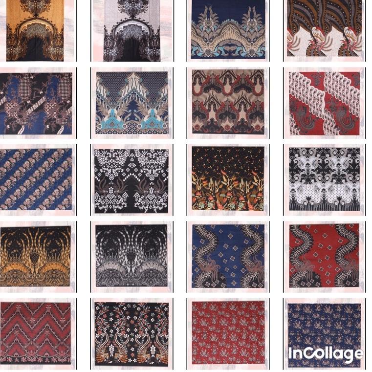 Menarik KAIN BAHAN/BAKAL KEMEJA PRIA//WANITA BATIK HALUS PRINTING ALMIRA (BATIK NS) UKURAN 105CM X 2