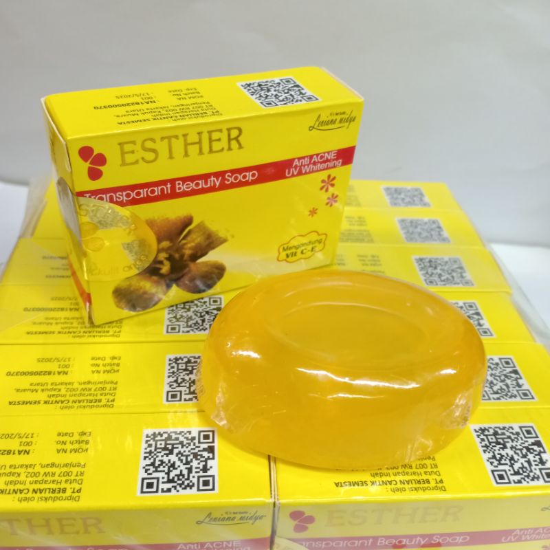 LUSINAN - Sabun Ester Transfaran Beauty Soap 12 pcs