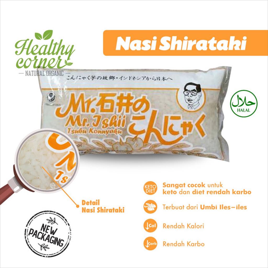 

Nasi Shirataki Basah Tsubu Ketogenic Diet Keto Low Carbo 200 gr