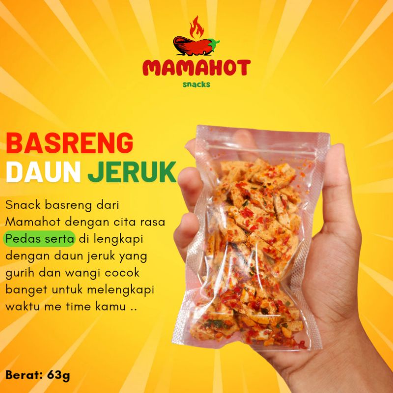 

Basreng pedas daun jeruk Mamahot