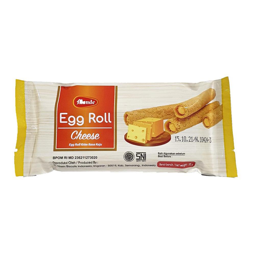 

nwm16 Monde Egg Roll Cheese 10 x 35gr Barang Istimewa