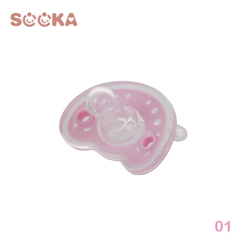 SOOKA Dot-Bayi Dot Silikon Menenangkan Dengan Tutup Anti Debu Bahan Food Grade BPA FREE ECB1114