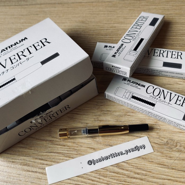 

BISA COD PLATINUM Fountain Pen Converter #Pilot Kakuno Metropolitan Iroshizuku