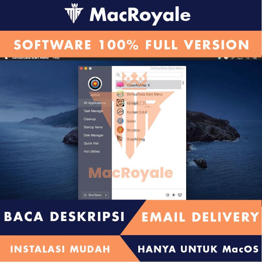 [MacOS] DoYourData Start Menu Professional Full Version Lifetime Full Garansi