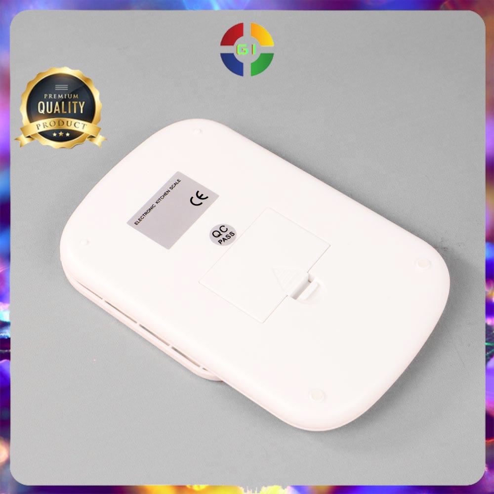Timbangan Dapur Mini Digital Scale 2kg Akurasi 0.1g White