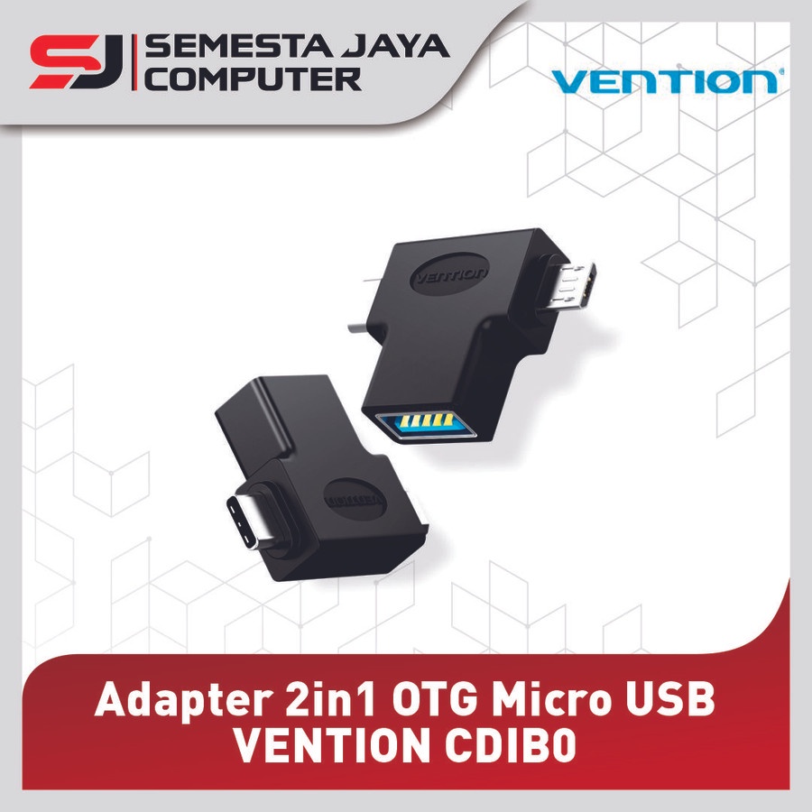 Vention Adapter 2in1 OTG Micro USB Type C to USB 3.0 Female CDIB0 ORI