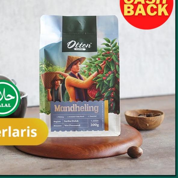 

♔ Otten Coffee Mandheling 200g Kopi Arabica - Biji Kopi ☆