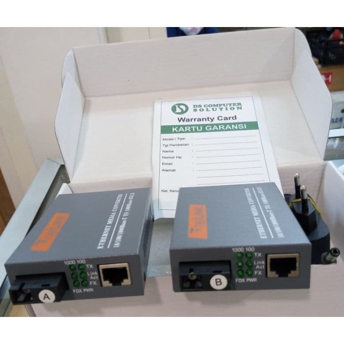 NetLINK HTB-GS-03 A+B Gigabit Fiber Optic Converter SM 10/100/1000Mbps