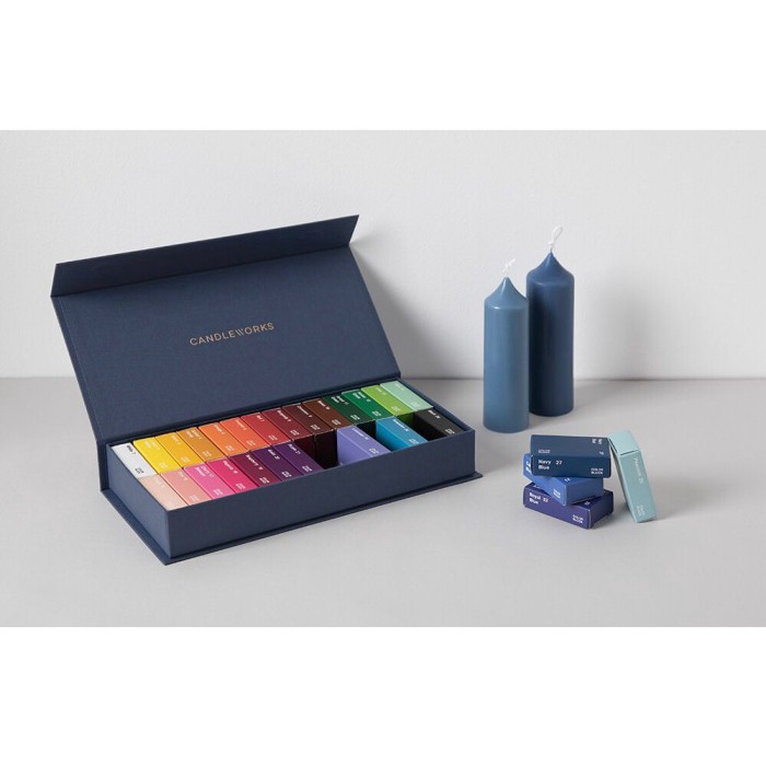 

DISKON SHOPEE/ Candleworks Korea 28 colors block set / Pewarna lilin Korea