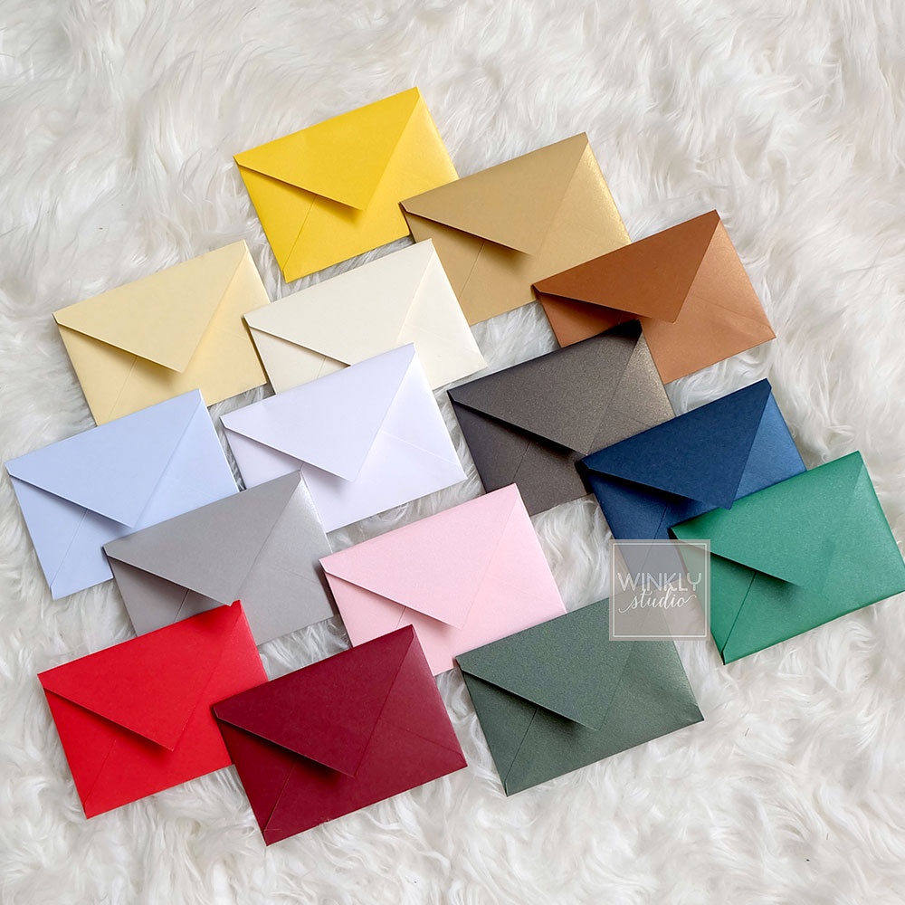 Amplop Fancy A6 A7 / Amplop Surat / Amplop Undangan / Amplop Kartu Ucapan / Amplop Jasmine / Amplop Kraft Envelope