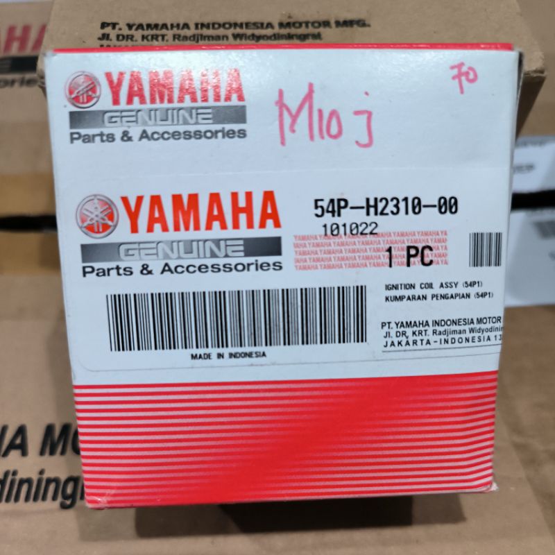 KUIL IGNITION COIL MIO J FINO X-RIDE 54P-H2310-00 ORIGINAL YAMAHA GENUINE PARTS