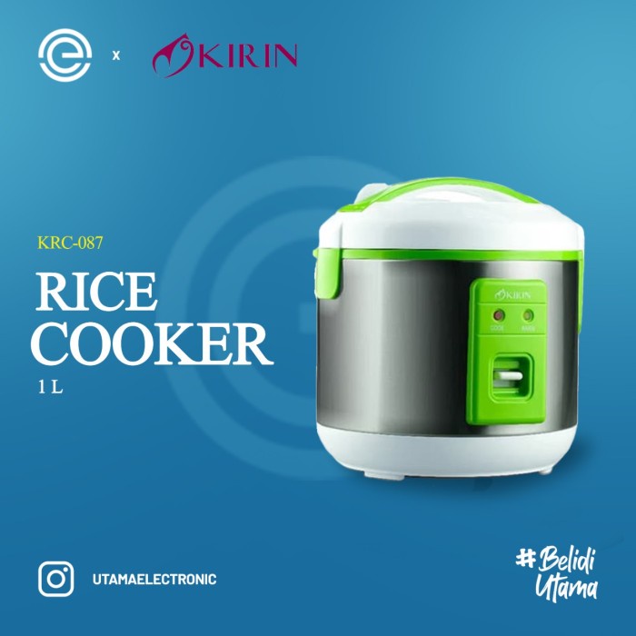 KIRIN Rice Cooker 1 Liter KRC-087