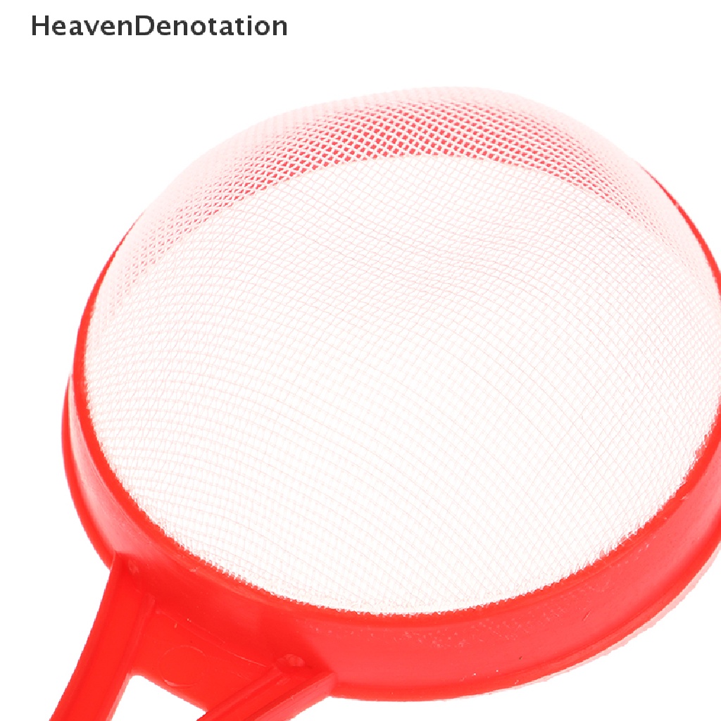 [HeavenDenotation] 4pcs/set Saringan Tepung Genggam Plastik Saringan Jaring Halus Colander Soy Milk Sieve HDV