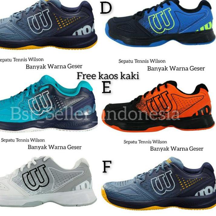 idn4N8z Sepatu Olahraga Tennis Meja Wilson Rush Pro Sepatu Wilson Rush Pro 3.0 Sepatu Wilson