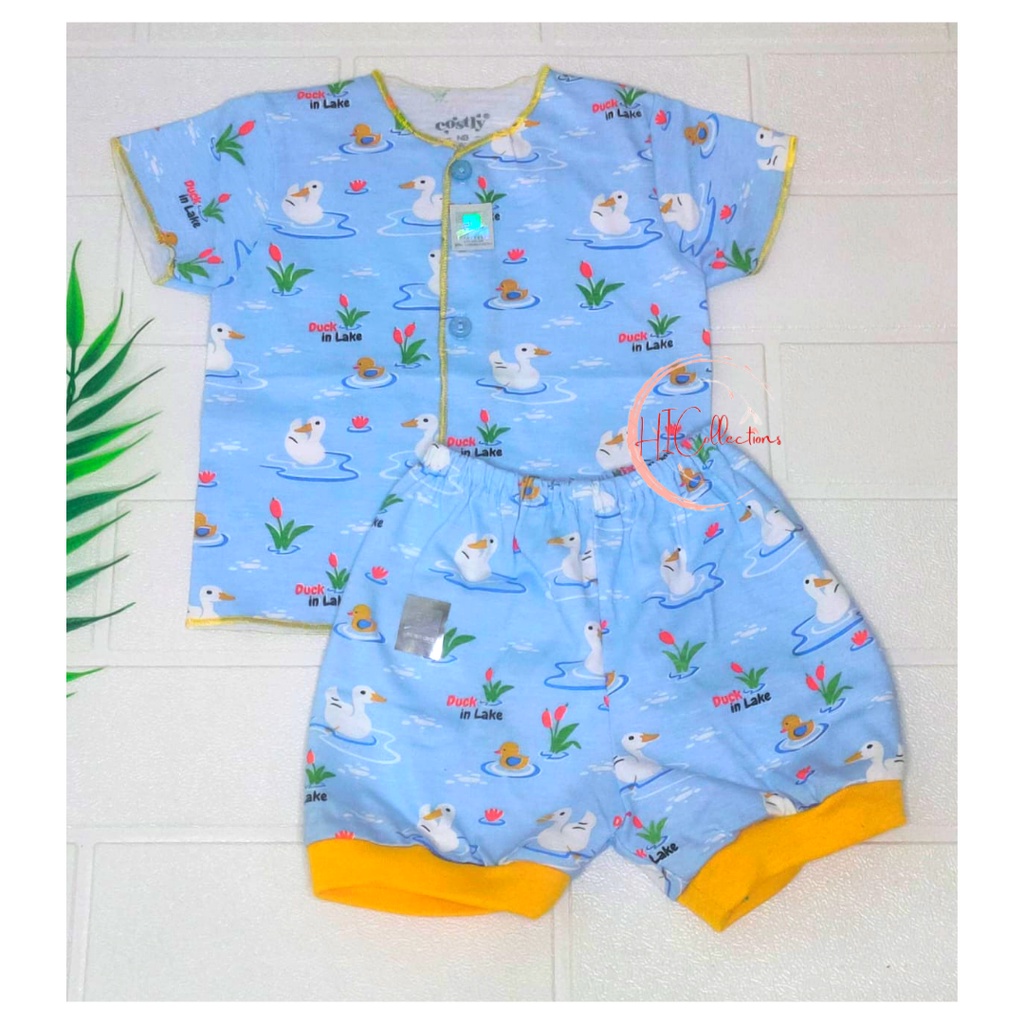 SETELAN PENDEK BAYI NEWBORN MURAH / TOKUSEN COSTLY FULLY CALMET IDO / BAJU BAYI MURAH SNI NEWBORN