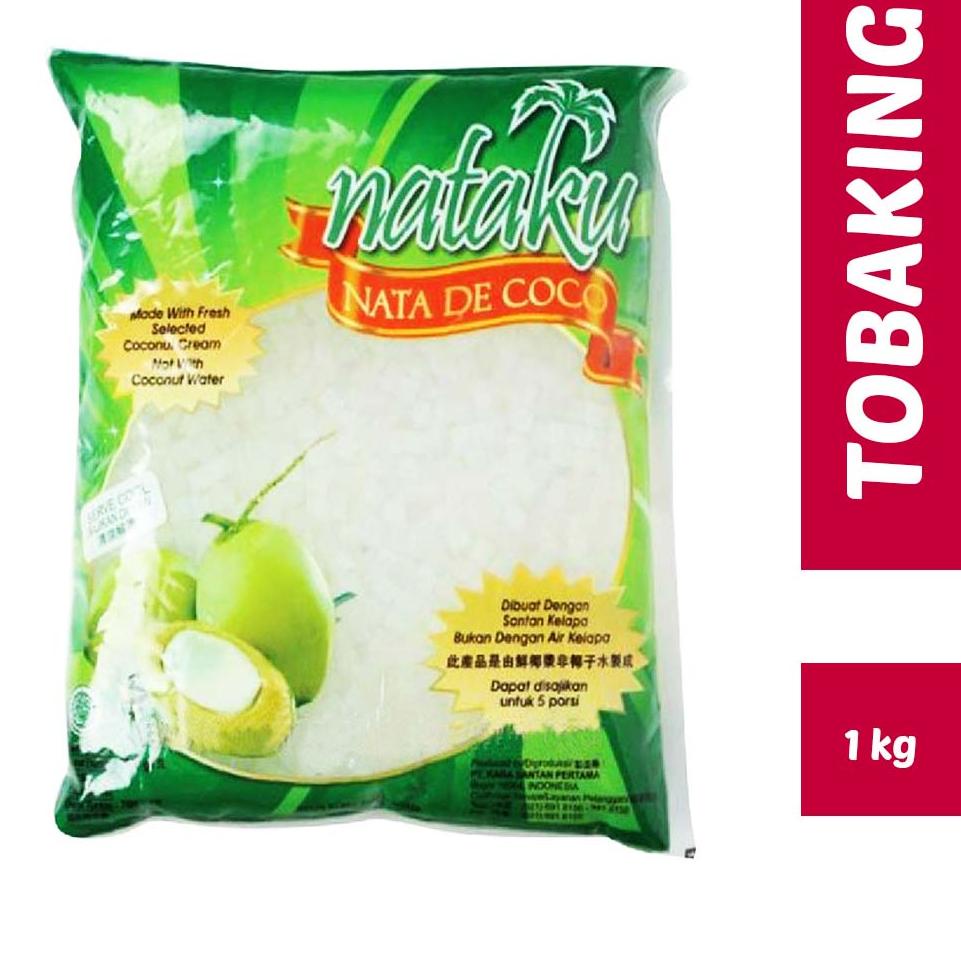 

⚡COD⚡ Nataku Nata De Coco Kara 1 kg - Potongan dadu kecil Kara HALAL