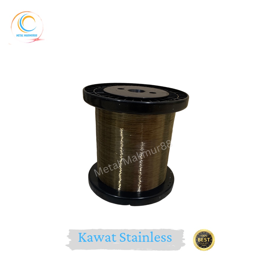 Kawat Stainless 304 Hard 0.6mm 1/2Kg