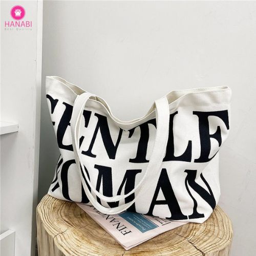 HANABI-tas totebag tas premium GENTLE WOMAN tas wanita tas jalanjalan tas korea