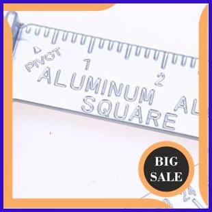 

onderdil Taffware Penggaris Siku Mistar Triangle Ruler Aluminium - VK18 - Gray 1F3B23