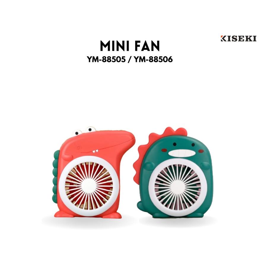 ☏ Kiseki Mini Fan Ym-/Ym- Kipas Angin Mini Model Karakter Rechargeable ☆