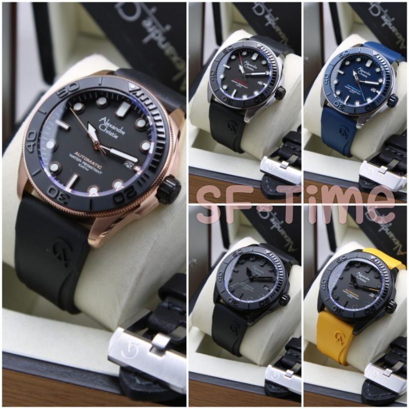 Jam Tangan Pria Alexandre Christie AC 3042 Original