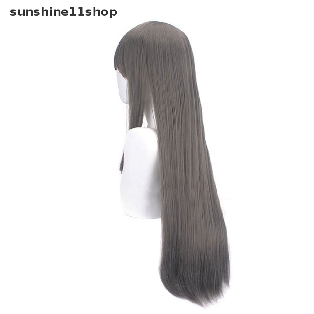 Wig Cosplay SHO Puella Magi Madoka Magica Akemi Homura Hitam Wig Lurus Panjang N