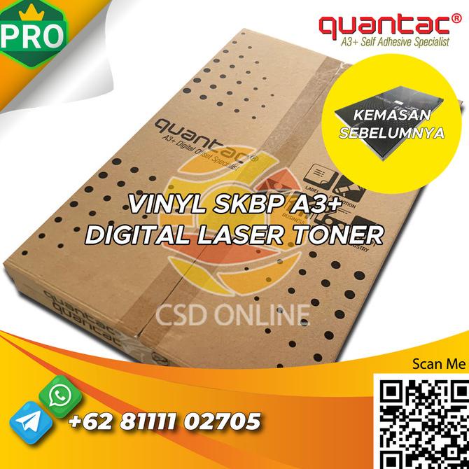 

QUANTAC SKBP Sticker Vinyl Stiker Digital Print Laser Toner A3+ PACK
