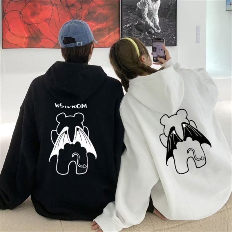 Promo Cod Hoodie Couple Pria Wanita WSIDROM Wear Sweatshirt Loose Oversize Trendy Jacket Hoodie Korean Style