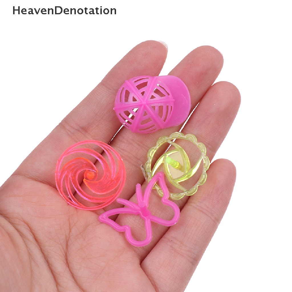 [HeavenDenotation] 10pcs 32MM Transparan Plastik Kejutan Bola Kapsul Mainan Blind Box Figure Toys HDV