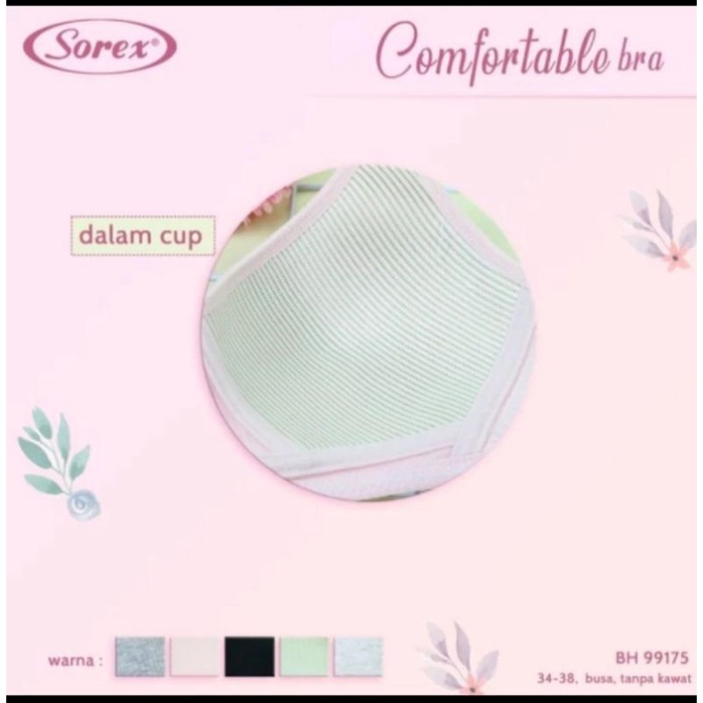 Bra bh Sorex Busa tanpa kawat 99175