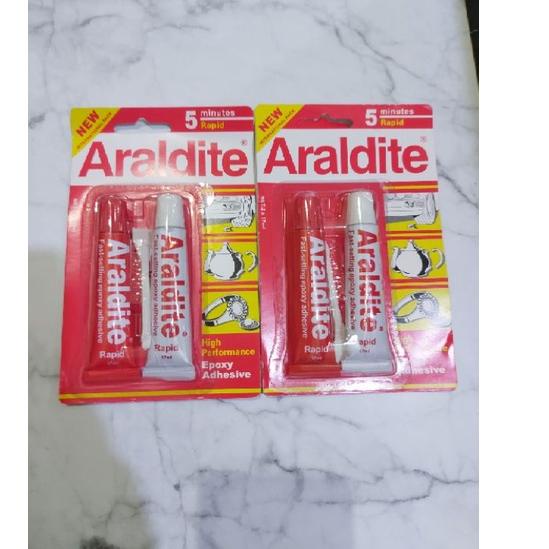 

Hadir Limited Lem Araldite / Lem Kaca Araldite / Lem Kaca Jam Tangan/Araldite 17ml